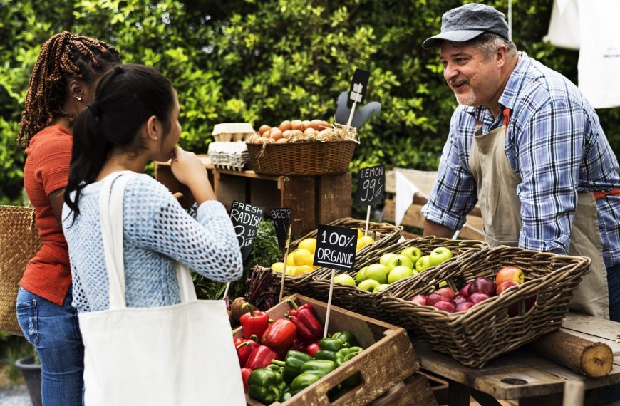 man selling fruits