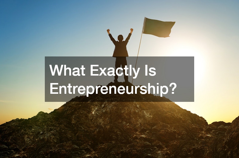 What Exactly Is Entrepreneurship?